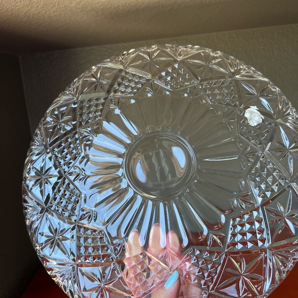 Vintage Hand cut crystal plater - Picture 6 of 6